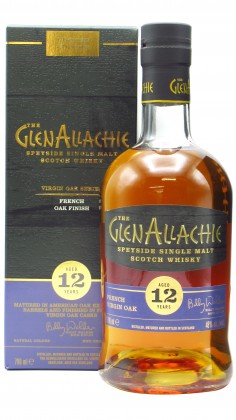 GlenAllachie Virgin Oak Series - French Oak Wood Finish 12 year old