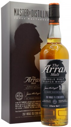 Arran Master Of Distilling James Mactaggart 10th Anniver 2007 10 year old