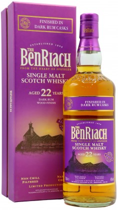 Benriach Dark Rum Cask Finish 22 year old
