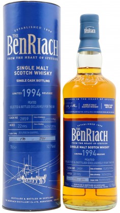 Benriach Single Cask #2859 (UK Exclusive) 1994 22 year old