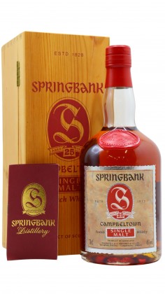 Springbank Single Malt 25 year old