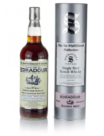 Edradour 10 Year Old 2013 Signatory Un-Chillfiltered