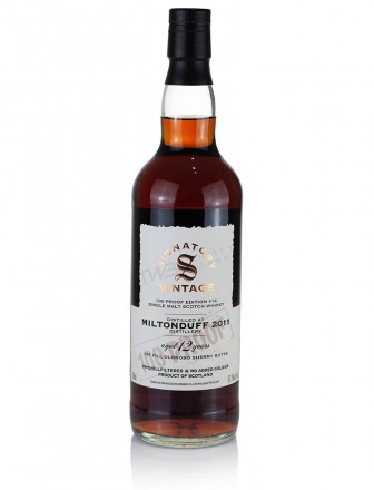 Miltonduff 12 Year Old 2011 Signatory 100-Proof Edition #14