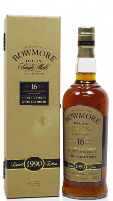 Bowmore Sherry Matured Cask Strength 1990 16 year old