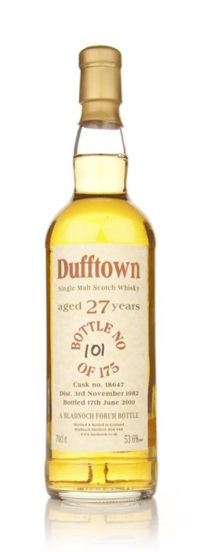 Dufftown 27 Year Old 1982 Bladnoch