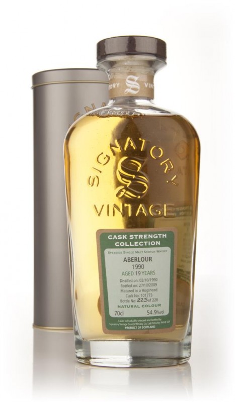 Aberlour 19 Year Old 1990 Signatory Cask #101773