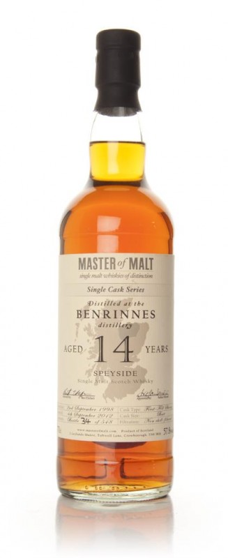 Benrinnes 14 Year Old Single Cask Master of Malt