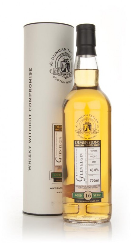 Glen Elgin 16 Year Old 1995 Dimensions Duncan Taylor