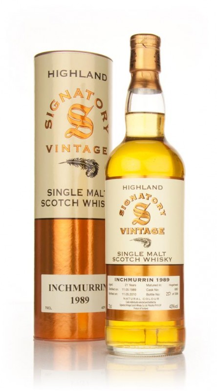 Inchmurrin 21 Year Old 1989 Signatory