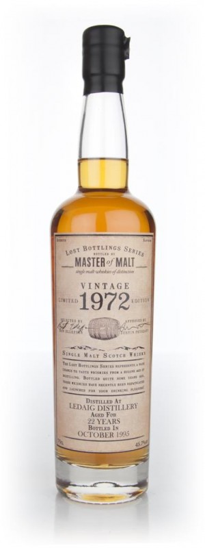 Ledaig 22 Year Old 1972 Lost Bottlings Series Master of Malt