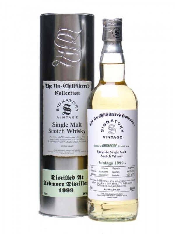 Ardmore 1999 10 Year Old Signatory Un-Chillfiltered Collection
