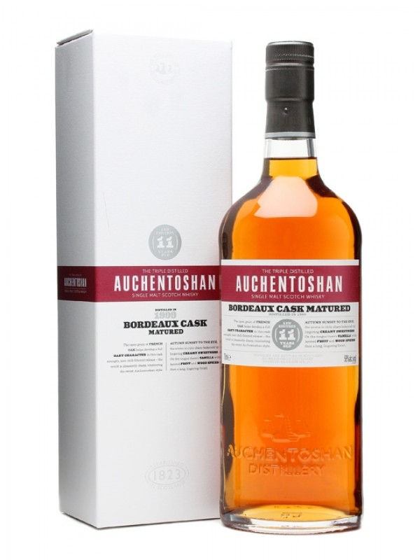 Auchentoshan 1999 11 Year Old Bordeaux Cask Matured