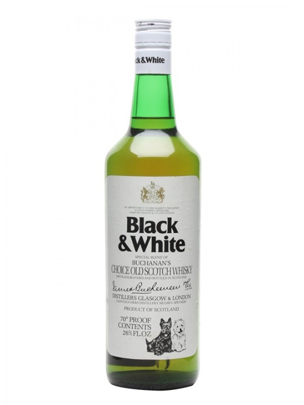 Black & White Bottled 1970's