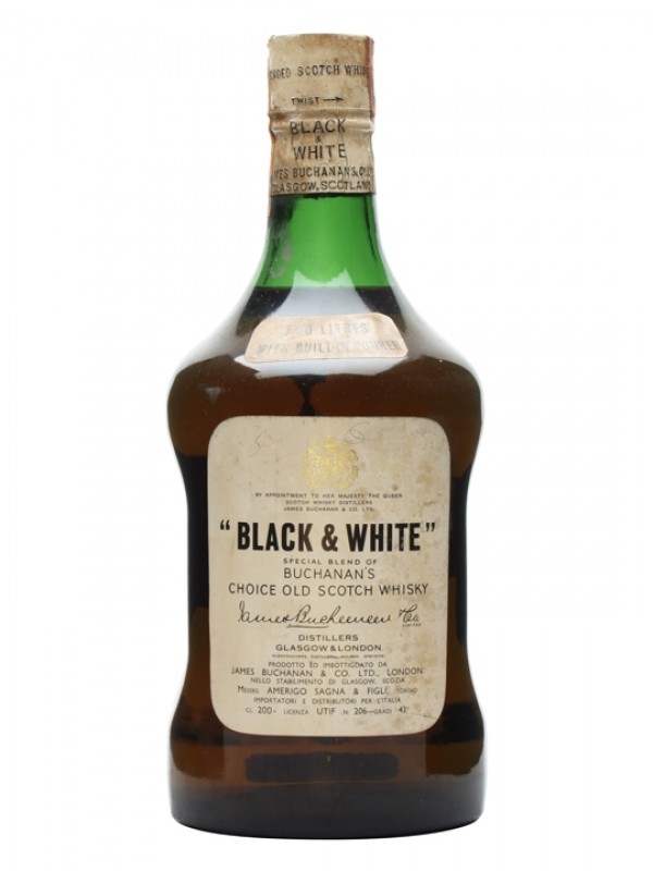 Black & White Bottled 1980s