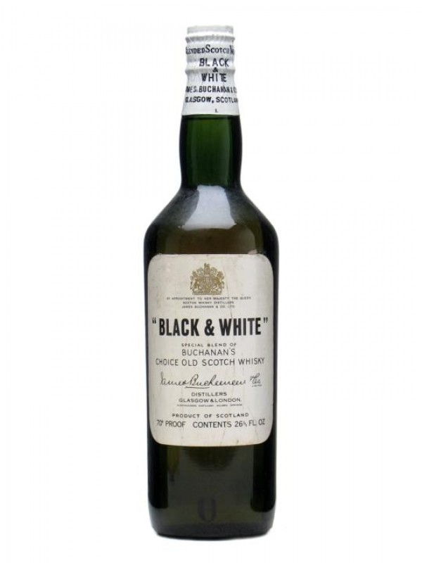 Black & White Bottled 1960s