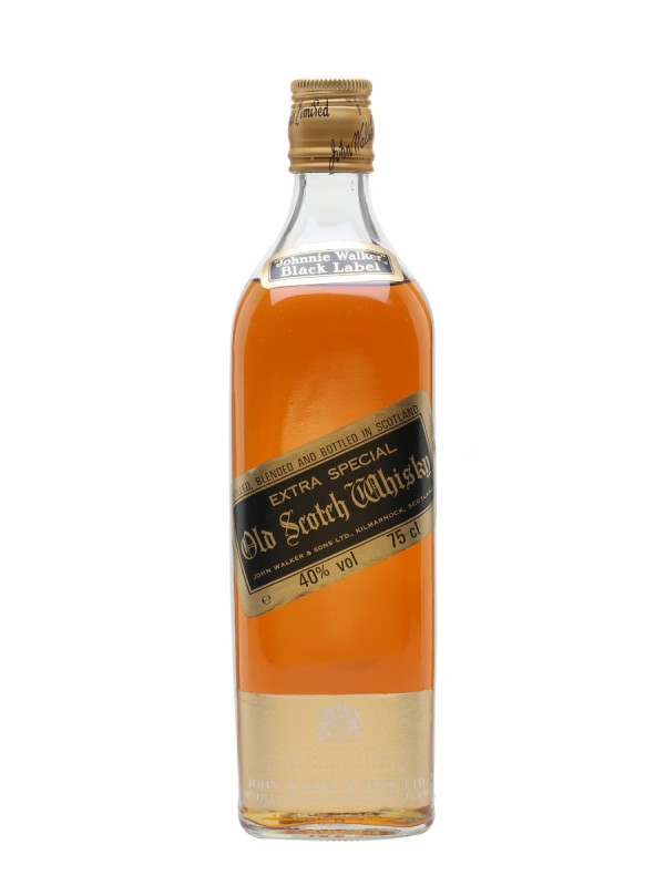 Johnnie Walker Black Label Bottled 1980s