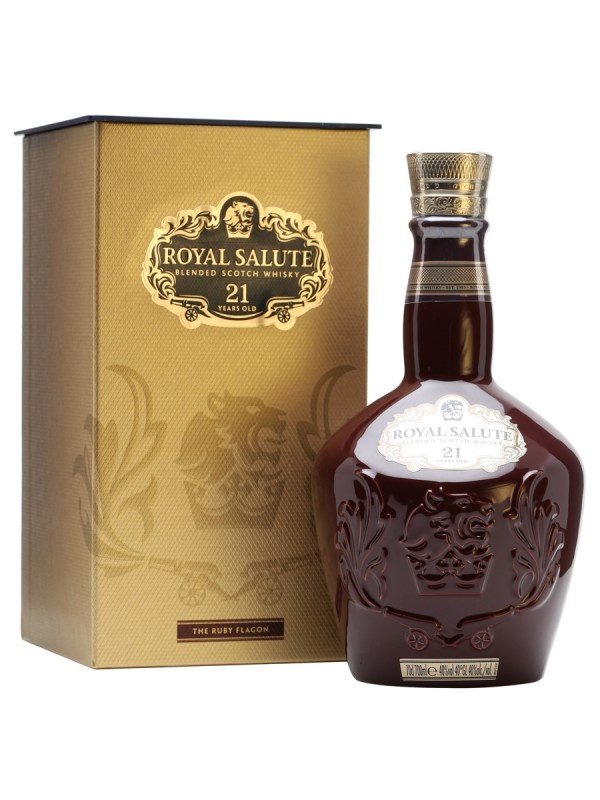 Royal Salute 21 Year Old Red Wade Decanter