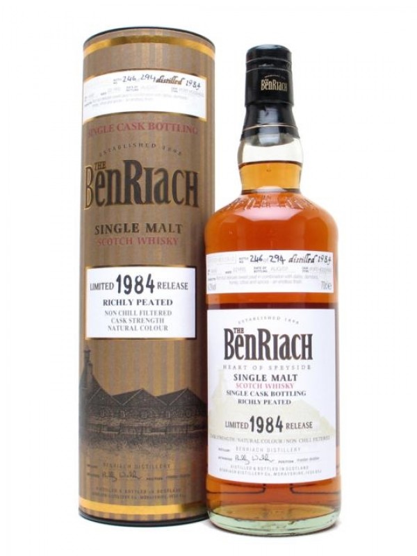 Benriach 1984 22 Year Old Richly Peated