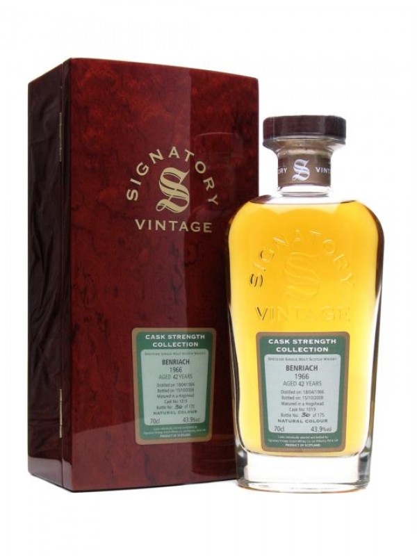 Benriach 1966 42 Year Old Rare Reserve Signatory