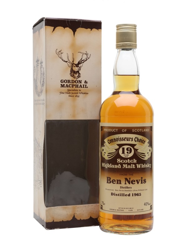 Ben Nevis 1965 19 Year Old Connoisseurs Choice Gordon & Macphail