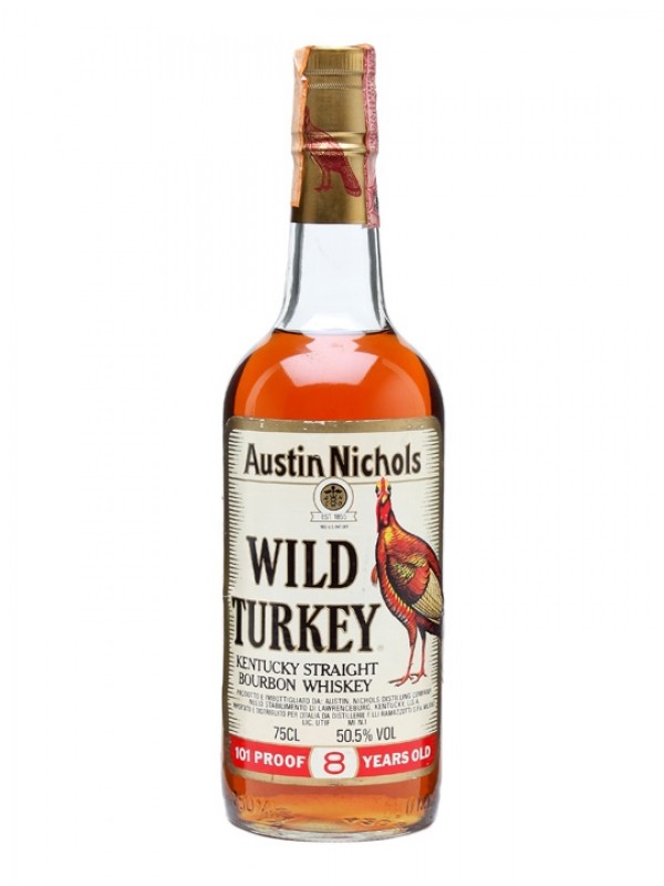 Wild Turkey Bourbon 8 Year Old Bottled 1980s