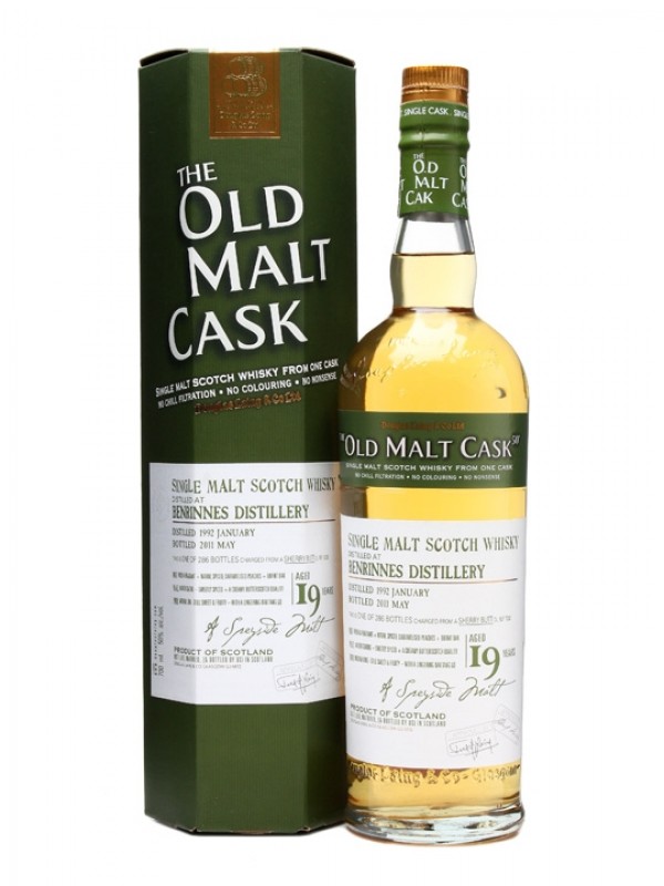 Benrinnes 1992 19 Year Old Cask #7232 Old Malt Cask Douglas Laing