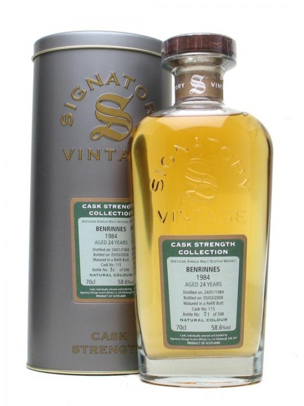 Benrinnes 1984 24 Year Old Signatory Cask Strength Collection