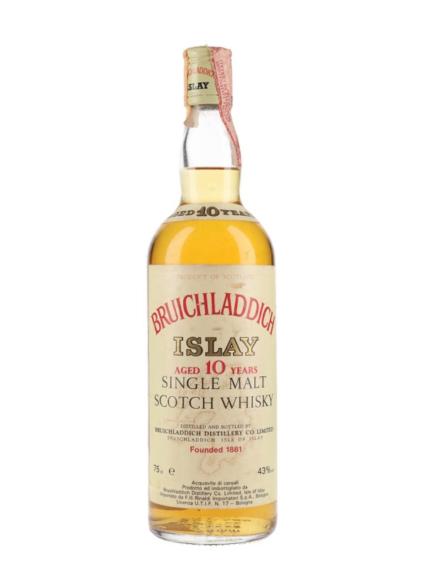 Bruichladdich 10 Year Old Bottled 1980's 75cl