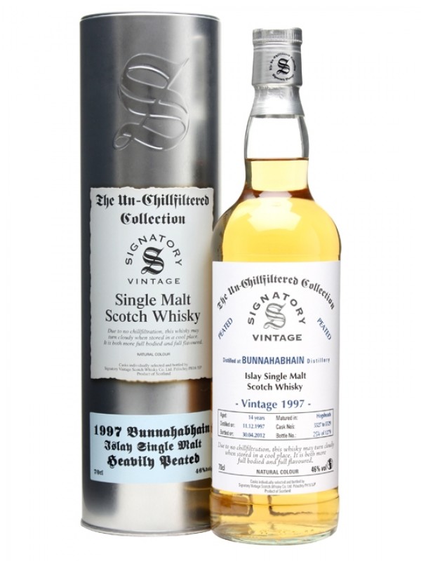 Bunnahabhain 1997 14 Year Old Cask #5527-5529 Signatory Un-Chillfiltered Collection