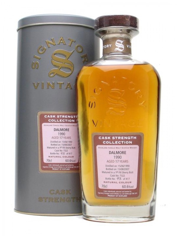 Dalmore 1990 17 Year Old Signatory Cask Strength Collection