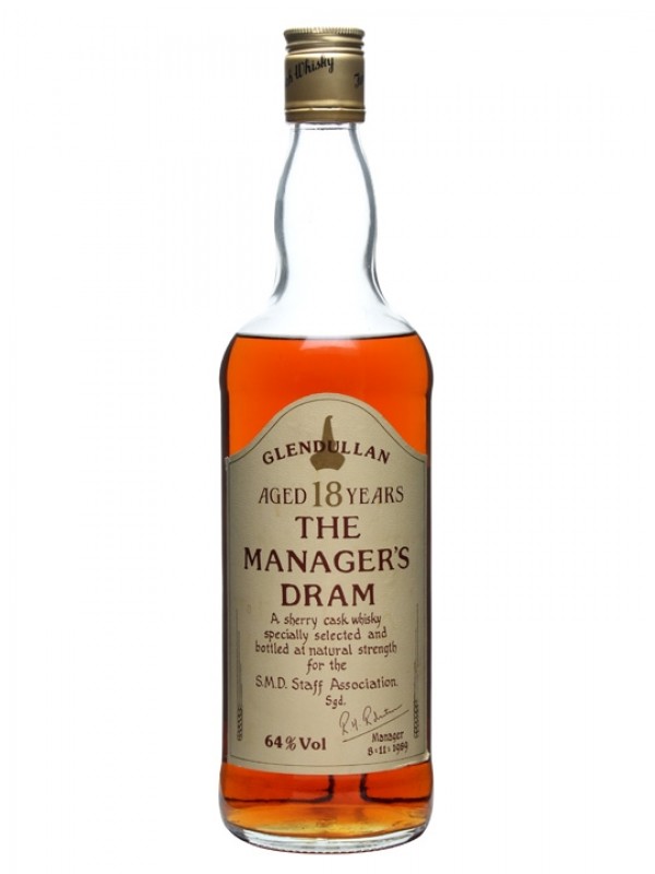 Glendullan 18 Year Old Manager's Dram Sherry Cask