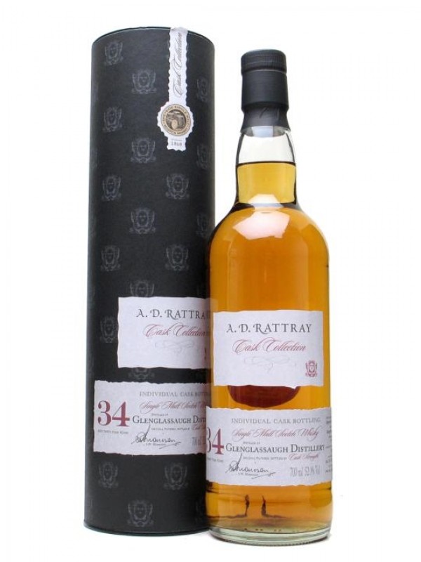 Glenglassaugh 1973 34 Year Old Bourbon Cask Dewar Rattray Cask Collection