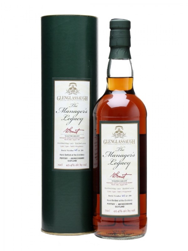 Glenglassaugh 1967 Manager's Legacy Walter Grant