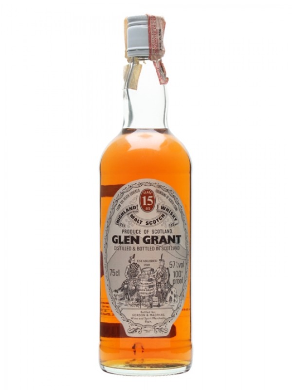 Glen Grant 15 Year Old 100 Proof Bottled 1970s Gordon & Macphail