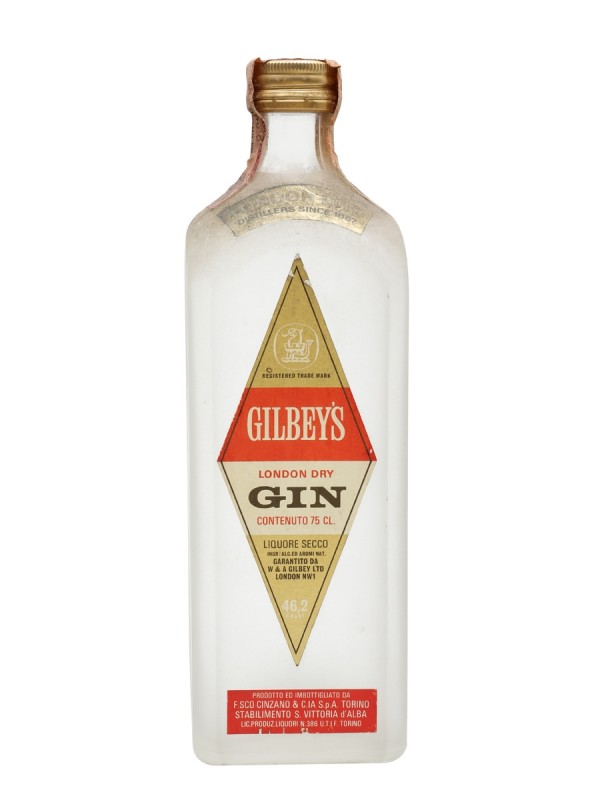 Gilbey's London Dry Gin / Bottled 1960s