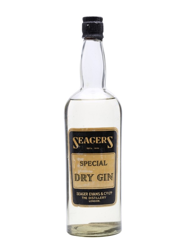 Seager's London Dry Gin Bottled 1950s