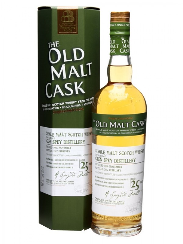 Glen Spey 1986 25 Year Old Cask #8196 Douglas Laing Old Malt Cask