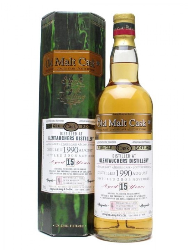 Glentauchers 1990 15 Year Old Douglas Laing Old Malt Cask