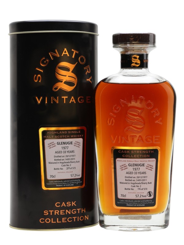 Glenugie 1977 33 Year Old Oloroso Finish Signatory