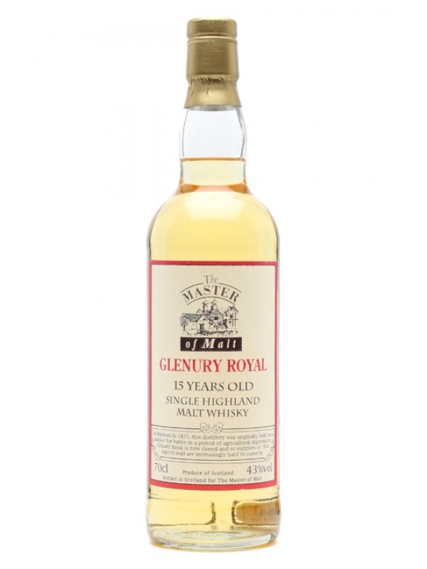 Glenury Royal 15 Year Old Independent Bottling