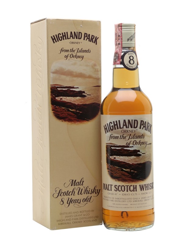 Highland Park 8 Year Old Bottled 1970's