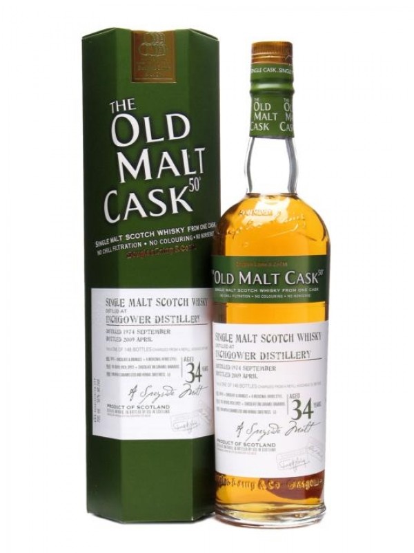 Inchgower 1974 34 Year Old Refill Hogshead #5125 Douglas Laing Old Malt Cask