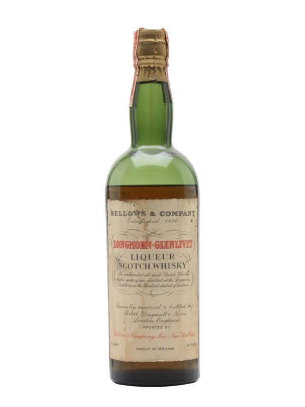 Longmorn Glenlivet 12 Year Old Bellows Bottled 1930s