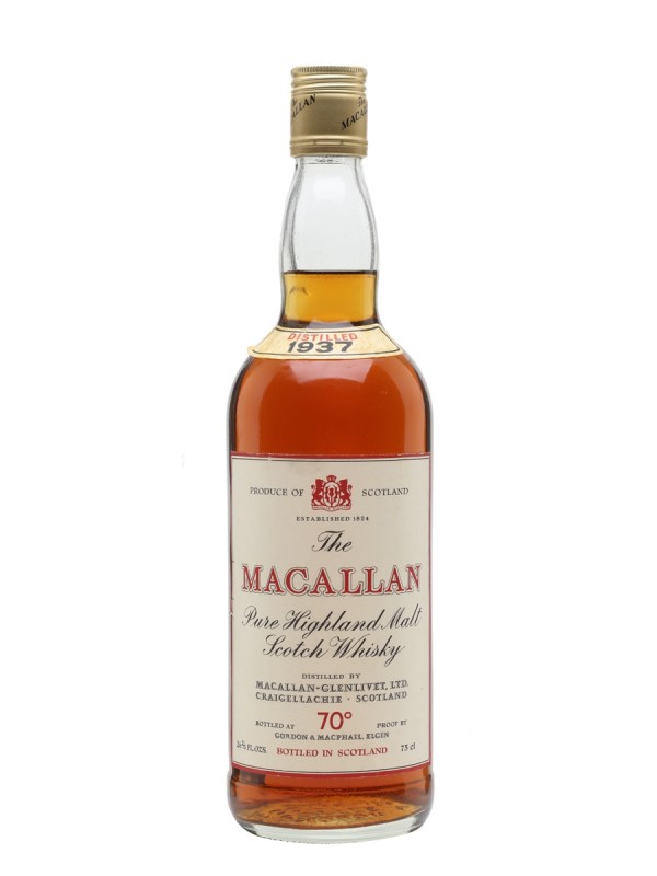 Macallan 1937 Sherry Cask Bottled 1970s Gordon & Macphail