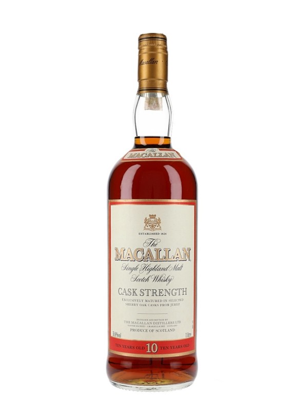 Macallan 10 Year Old Cask Strength