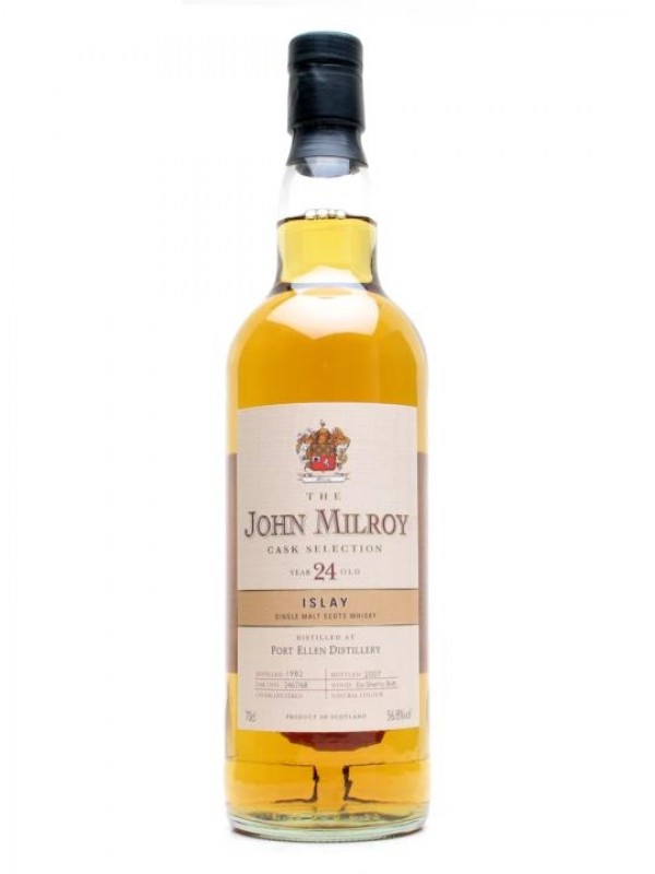 Port Ellen 1982 24 Year Old Cask Selection Milroy's