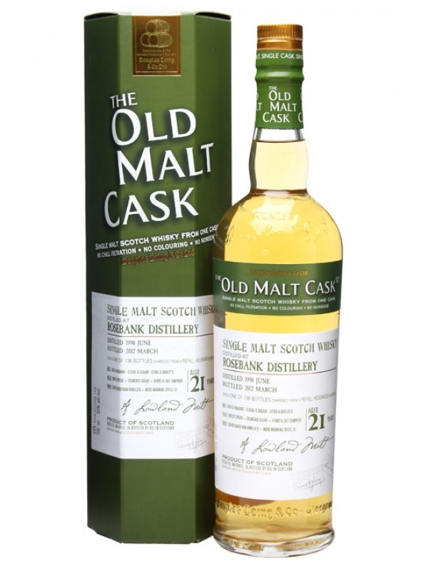 Rosebank 1990 21 Year Old Cask #8227 Douglas Laing Old Malt Cask