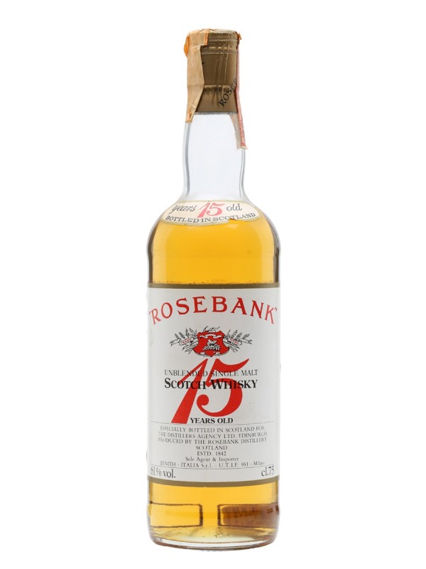 Rosebank 15 Year Old Bottled 1980s 75cl