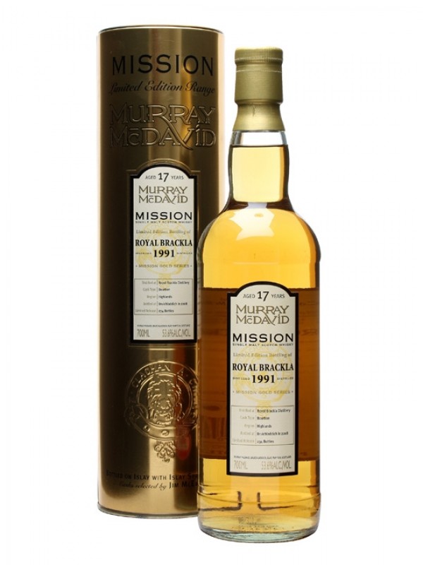 Royal Brackla 1991 17 Year Old Murray McDavid
