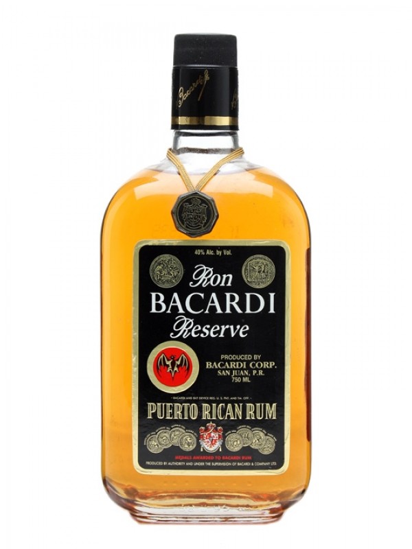 Ron Bacardi Reserve Bottled 1970s